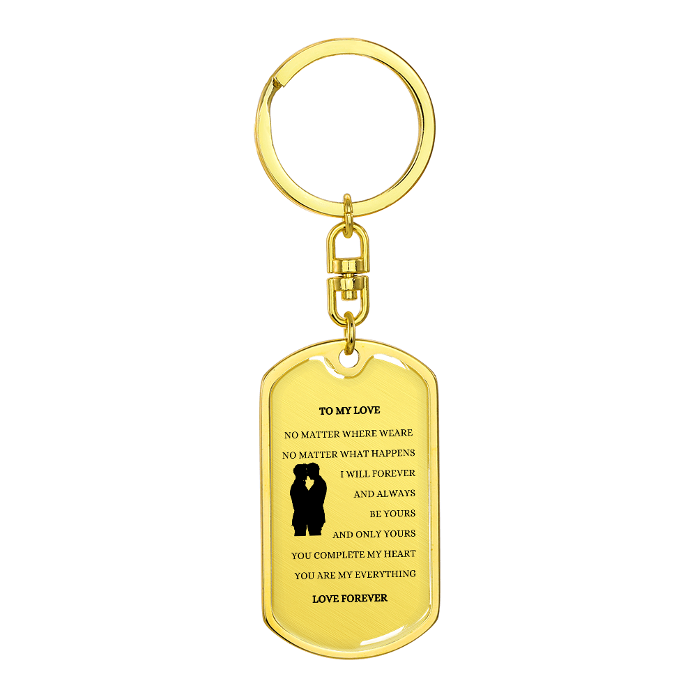 *My Man: Keychain Gift for Husband/Boyfriend from Husband/Boyfriend