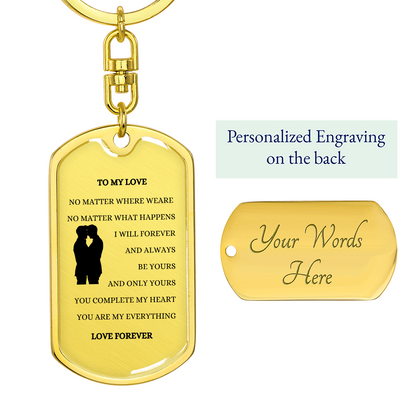 *My Man: Keychain Gift for Husband/Boyfriend from Husband/Boyfriend