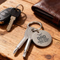 Gift for Dad – “Dad Is My Name, Fixing Is My Game” Engraved Screwdriver Keychain Set