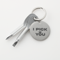 Gift for Boyfriend – “I Pick You” Engraved Screwdriver Keychain Set