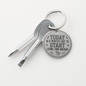 Gift for Son – “Start Living Your Dreams” Engraved Screwdriver Keychain Set