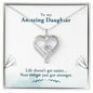 Gift for Daughter – “Your Wings Got Stronger” Love You Always Necklace