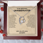 Gift for Granddaughter "Remember whose granddaughter you are..." Forever Love Necklace
