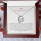 Gift for Daughter-in-Law "We Both Love the Same Man" Forever Love Necklace