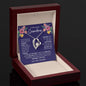 Gift for Grandma (from Grandson) – “Grandma, I Love You” Forever Love Necklace