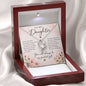 To My Daughter “My Greatest Gift” Forever Love Necklace