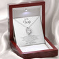 Gift for Wife – “I Promise to Be Your Partner in Crime” Forever Love Necklace