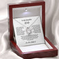 Gift for Wife – “You Complete Me in Ways I Never Thought Possible” Forever Love Necklace