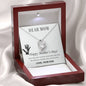 Gift for Mom (from Son) – “The Love Between a Mother and a Son Is Forever” Forever Love Necklace