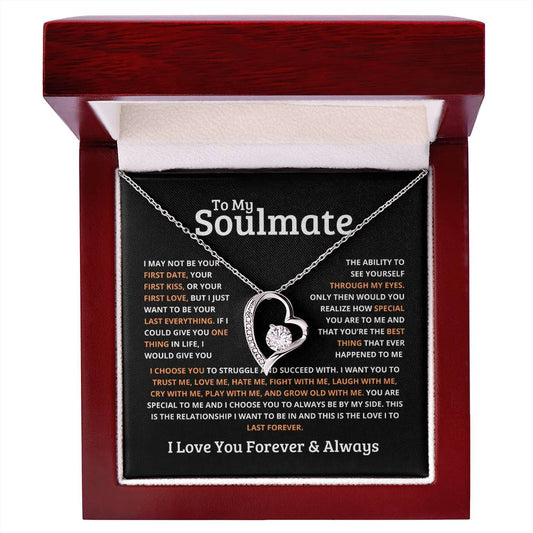 Gift for Soulmate – “I Choose You Forever” Forever Love Necklace