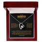 Gift for Daughter (from Dad) – “I’ll Love You for the Rest of My Life” Forever Love Necklace