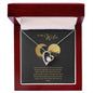 Gift for Wife – “I Will Love You Until the End of Time” Forever Love Necklace