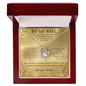 To My Wife – Still My Favorite Choice Forever Love Necklace