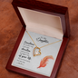 Gift for Daughter – “Take the Step” Forever Love Necklace