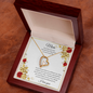 Gift for Mom "Thank you for your unconditional love..." Forever Love Necklace