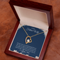 Gift for Girfriend "The day I met you, my life changed forever.." Forever Love Necklace