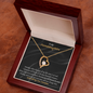 Gift for granddaughter "I know you will be one of the most..." Forever Love Necklace