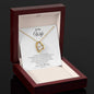 Gift for Wife – “I Promise to Be Your Partner in Crime” Forever Love Necklace