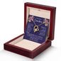 Gift for Grandma (from Grandson) – “Grandma, I Love You” Forever Love Necklace