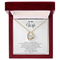 Gift for Wife – “I Promise to Be Your Partner in Crime” Forever Love Necklace