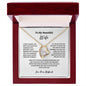 Gift for Wife – “You Complete Me in Ways I Never Thought Possible” Forever Love Necklace