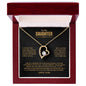Gift for Daughter (from Dad) – “I’ll Love You for the Rest of My Life” Forever Love Necklace