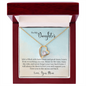 Gift for Daughter (from Mom) – “I Love You to the Moon and Back” Forever Love Necklace