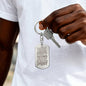 “Anyone Can Be a Father, But Only an Amazing Man Can Be Called Daddy” Engraved Dog Tag Keychain - Gift for Dad