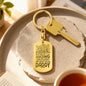 “Anyone Can Be a Father, But Only an Amazing Man Can Be Called Daddy” Engraved Dog Tag Keychain - Gift for Dad
