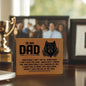 Gift for Dad – “Sometimes I Don’t Say Hi Dad…” Graphic Leather Wallet