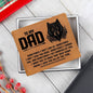 Gift for Dad – “Sometimes I Don’t Say Hi Dad…” Graphic Leather Wallet