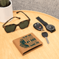 Gift for Dad – “Dad, Never Forget You Are the First Man I Ever Loved” Graphic Leather Wallet