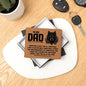 Gift for Dad – “Sometimes I Don’t Say Hi Dad…” Graphic Leather Wallet