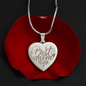 Gift for Mom – “Best Mom Ever” Engraved Heart Necklace
