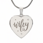 Gift for Wife – “Wifey” Engraved Heart Necklace