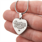 Gift for Mom – “American Mama” Engraved Heart Necklace