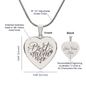 Gift for Mom – “Best Mom Ever” Engraved Heart Necklace