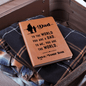 “To The World You Are a Dad, To Me You Are the World” Graphic Journal - Gift for Dad