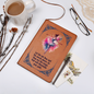 Gift for Daughter – “Let the Words Illuminate Your Path” Graphic Leather Journal