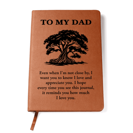 “I Hope Every Time You See This Journal, It Reminds You How Much I Love You” Graphic Journal - Gift for Dad