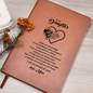 Gift for Daughter (from Mom) – “Strength, Wisdom & Adventure” Graphic Leather Journal