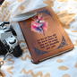 Gift for Daughter – “Let the Words Illuminate Your Path” Graphic Leather Journal