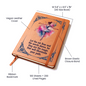 Gift for Daughter – “Let the Words Illuminate Your Path” Graphic Leather Journal