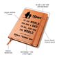 “To The World You Are a Dad, To Me You Are the World” Graphic Journal - Gift for Dad