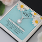 Gift for Wife – “I Love You to the Moon & Back” Eternal Hope Necklace