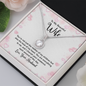 Gift for Wife – “You're the Beat of My Heart” Eternal Hope Necklace