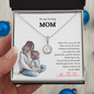 Gift for Mom "I'm so lucky to have you as my Mom..." Eternal Hope Necklace
