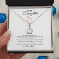 Gift for Daughter "Never Forget That I Love You" Eternal Hope Necklace