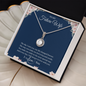 Gift for Girlfriend "The day I met you, my life changed forever.." Eternal Hope Necklace