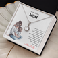 Gift for Mom "I'm so lucky to have you as my Mom..." Eternal Hope Necklace